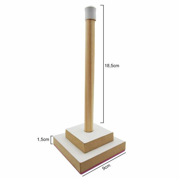 porta novelo 18cm mdf